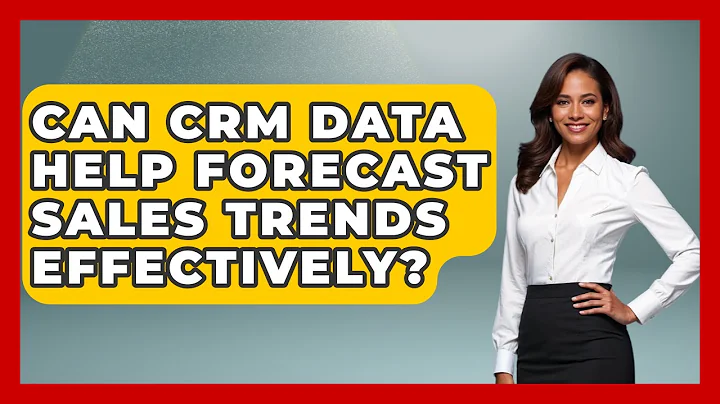 Can CRM Data Help Forecast Sales Trends Effectively? - Sales Pro Blueprint
