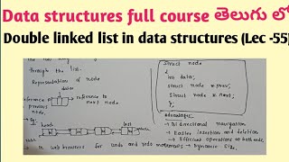 Double linked list in data structures and algorithms | doubly linked list in data structures