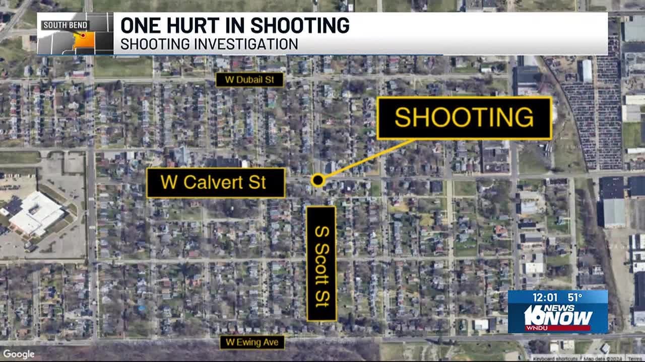 1 hurt in South Bend shooting - YouTube