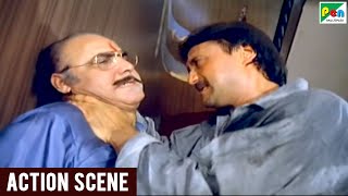 Dr. विजय वर्मा - धर्मराज Fight Scene | Kudrat Ka Kanoon | Jackie Shroff, Beena, Hema Malini