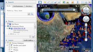 Using the Time Slider bar in Google Earth 6
