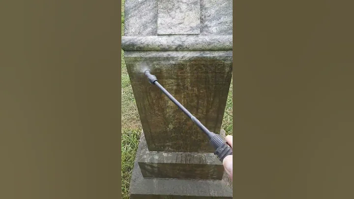 Clean-off of Jane Workman monument,  1895.
