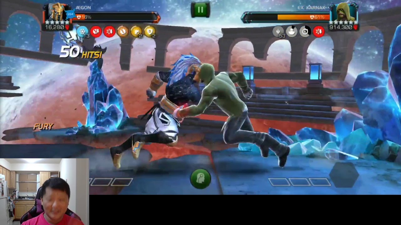 Abyss of Legends (Path 3) How I Fought Karnak With Aegon - MCOC