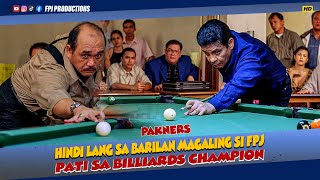 FPJ Napalaban sa Billiards! Ang galing pala. | Pakners | Fernando Poe Jr.