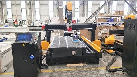 Blue Elephant 1325ATC with rotary device vertical working table test video for Australian customer