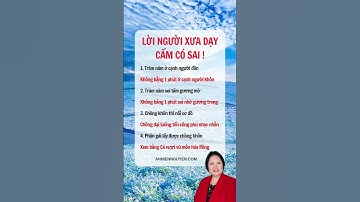 Lời người xưa dạy cấm có sai! #baihoccuocsong #doisong #phattrienbanthan #anniennguyen