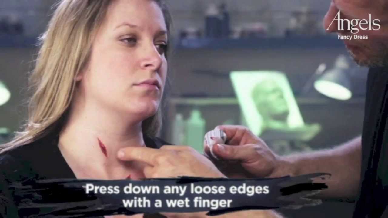 Realistic Fake Stab Wound Makeup with FX Transfers YouTube