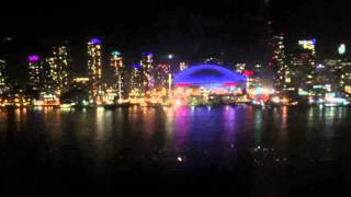 View from a porter airlines flight landing at toronto's ytz (billy
bishop) airport