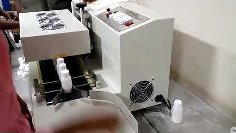 On line table top induction cap sealing machine