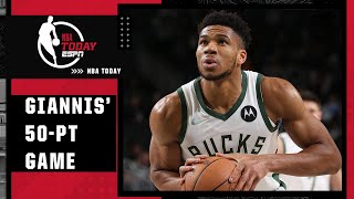 People forget Giannis' greatness! - Ramona Shelburne on his 50-point game | NBA today