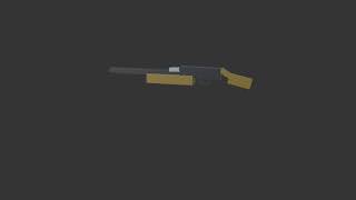 Double barrel shotgun animation(prisma3d)