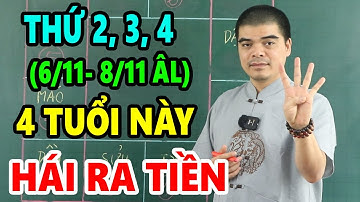 Đúng 3 Ngày Tới, 4 Con Giáp BỖNG TRÚNG SỐ Cực Đậm, Trước Tết ĐỔI ĐỜI Bất Ngờ, Khổ Mấy Cũng GIÀU TO