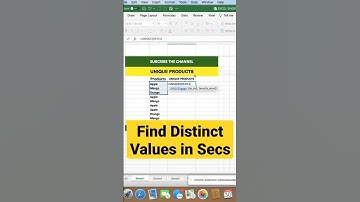 How To Get Unique Values From Two Columns In Excel || Excel Tips & Tricks || #exceltutorial