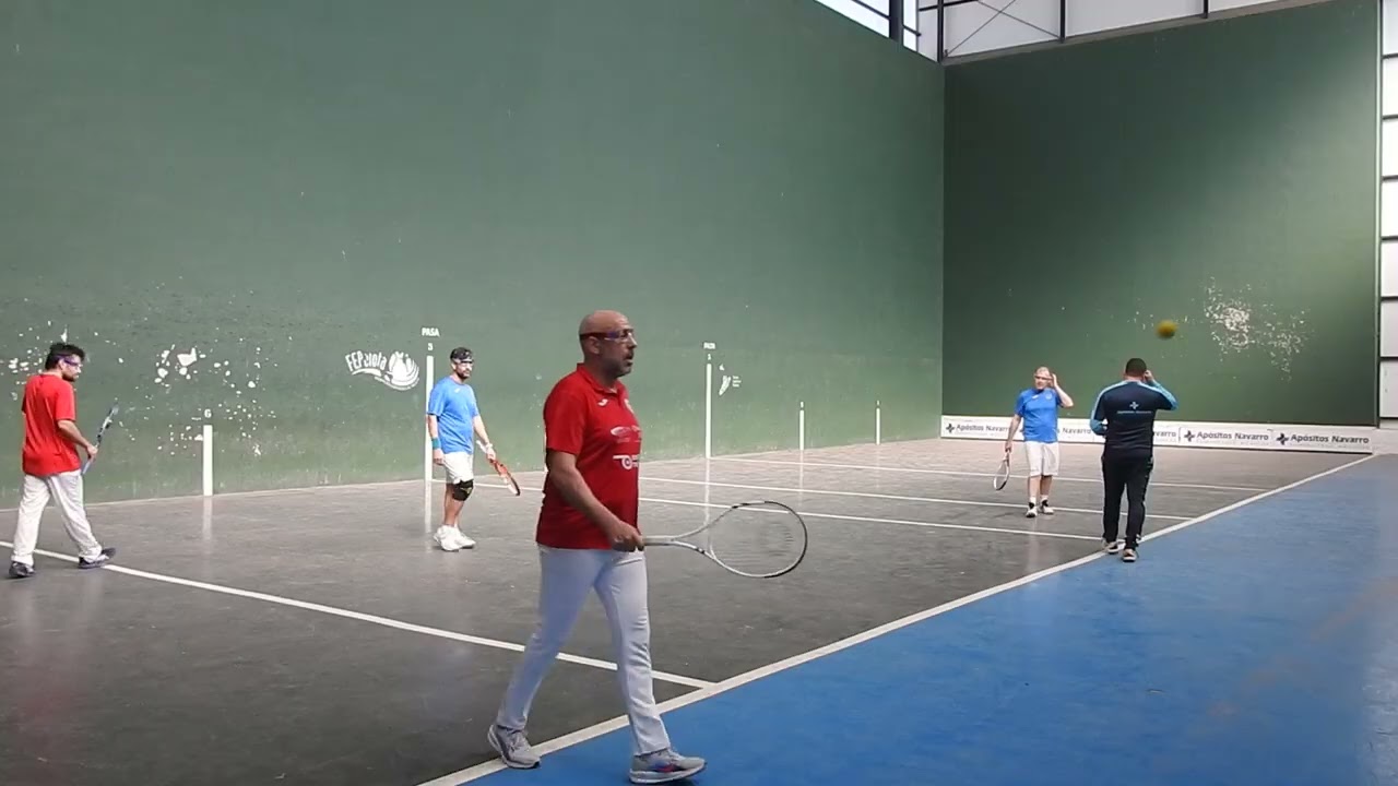 Frontenis  Valencia  liga  2ªDv  Z1  Cheste D- Buñol B(22-2-26) Carlos L.-Saki  2º set