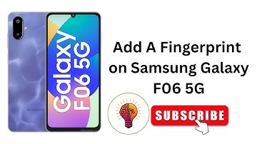 How to Add A Fingerprint on Samsung Galaxy F06 / F06 5G