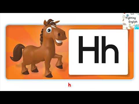 Oxford Phonics World 1 - Letter H - house, hat, hotdog, horse - Fighting English