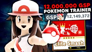 This is what a 12,000,000 GSP Pokemon Trainer looks like in Elite Smash