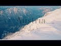 Vienna 2017. Helicopter flight over Austrian Alps. 4K.