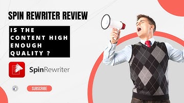 Spin Rewriter 12 Review & Demo !!! Best Article Rewriter & Spinner or not !