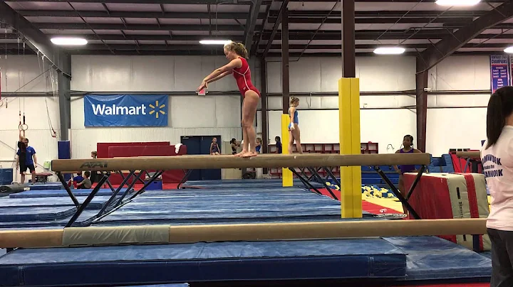 Elizabeth Donahue - Beam Routine (Training) - Nove...