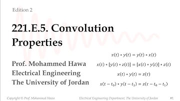 221.E.5. Convolution Properties