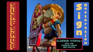 Surf Shop Sign Restoration