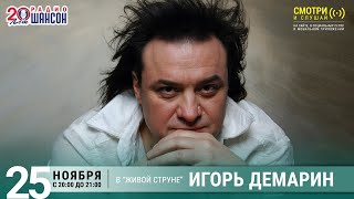 Игорь Демарин. Концерт на Радио Шансон («Живая струна»)