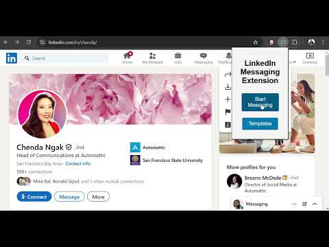 LinkedIn Message Assistant video preview 2