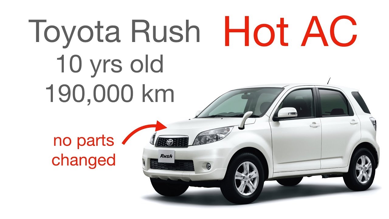 Toyota Rush Hot AC - KoolTec AC Service - YouTube
