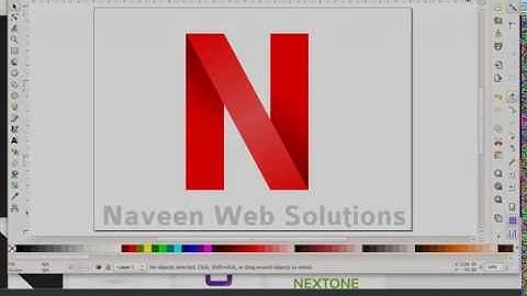 Inkscape Tutorial : Create Shaded Letter Logo