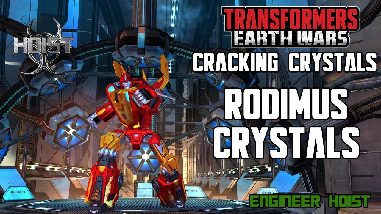 Transformers Earth Wars Rodimus Crystals YouTube