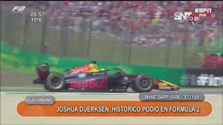 Joshua Duerksen, histórico podio en Fórmula 2