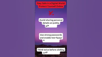 Stay Safe in a Digital World: Protect Yourself Online