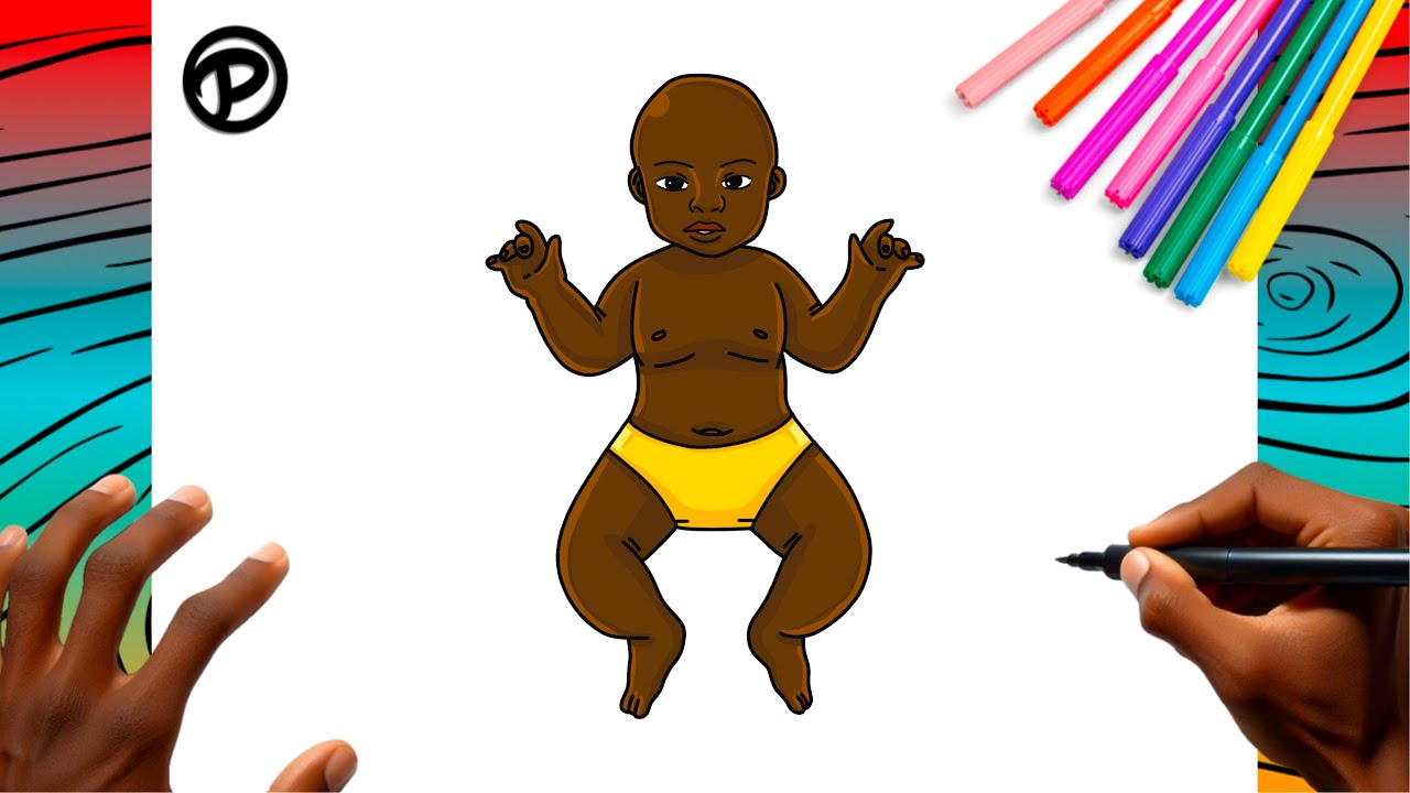 Como desenhar um bebe Reborn Negro Passo a passo - YouTube