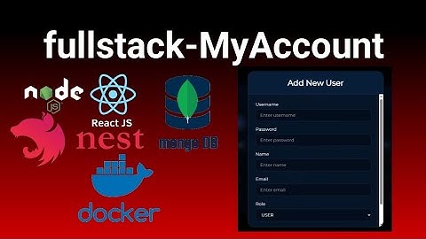 Full-Stack MyAccount – RBAC Login App with React, NestJS, MongoDB & Docker