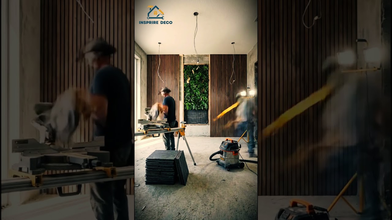 This biophilic rift bedroom cracked open into nature 😱 luxury room transformation timelapse