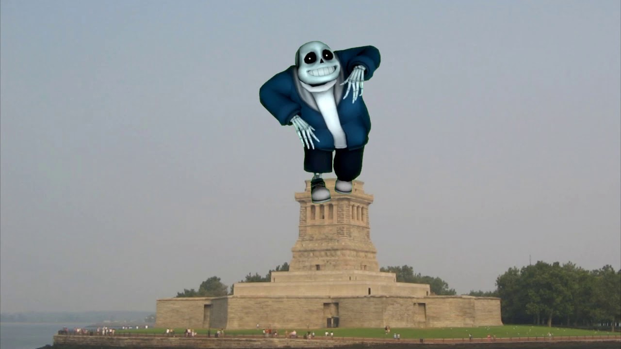 Statue Of Liberty Replaced By Sans Default Dance YouTube