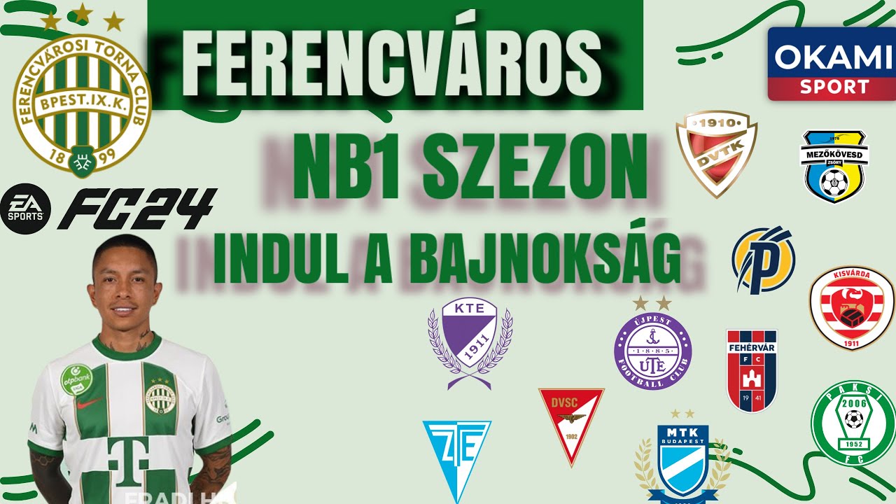 BUDAPEST, HUNGARY - AUGUST 4: (l-r) Eldar Civic of Ferencvarosi TC, Myrto  Uzuni of Ferencvarosi TC, Ihor Kharatin of Ferencvarosi TC, Aissa Laidouni  of Ferencvarosi TC, Tokmac Chol Nguen of Ferencvarosi TC