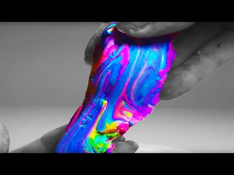 diy:-how-to-make-rainbow-silly-putty-using-only-cornstarch-and-dish-soap!-without-borax!