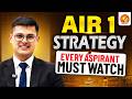 UPSC CSE 2025 AIR 1 Anuj Agnihotri | Strategy | Vajiram and Ravi | UPSC Journey | Podcast