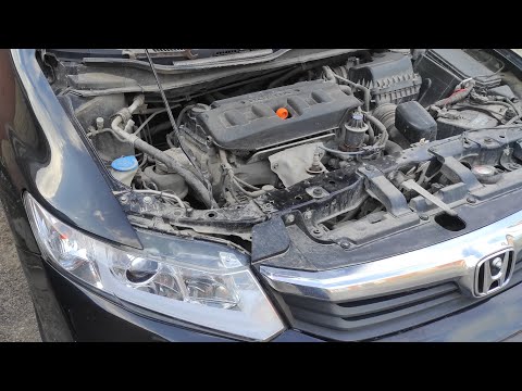 Замена обводного ролика на Honda Civic 9