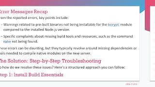 Troubleshooting npm install Errors When Migrating Your Node.js App to a New Server