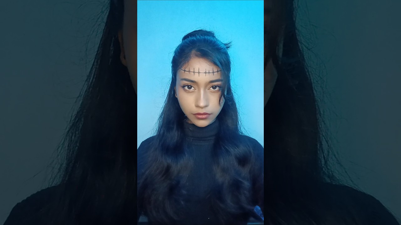 Geto Suguru's Forehead Stitches  🪡 Easy Look for Halloween 🩸 #getosuguru #geto #jjk