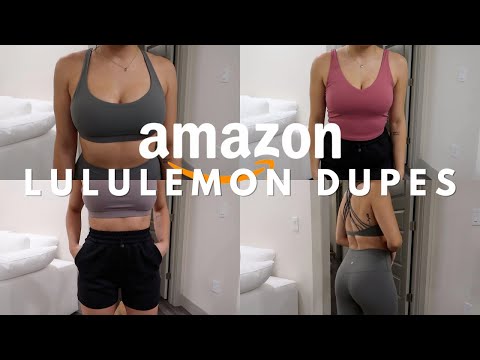 FINDING THE BEST LULULEMON DUPES ON AMAZON // spoiler alert: these are so good....save your $$!