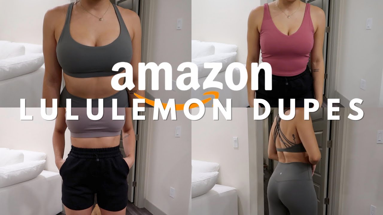 FINDING THE BEST LULULEMON DUPES ON AMAZON // spoiler alert: these are so good....save your $$!