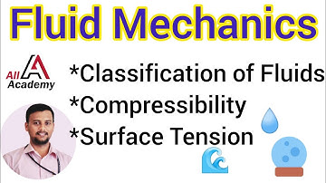 Fluid Mechanics Module 1 : Classification of Fluids | Surface Tension | Part 2 | VTU FM | 4th Sem