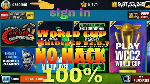 Wcc2 mod apk v2.8.7 | World cup unlocked +Sign in problem solved