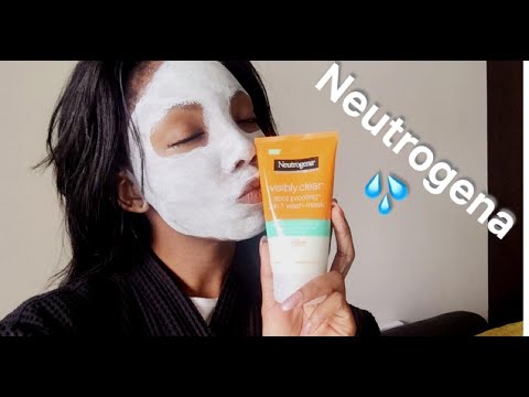 Video: Neutrogena redzami skaidri 2 vienā mazgāšanas un maskas pārskatā