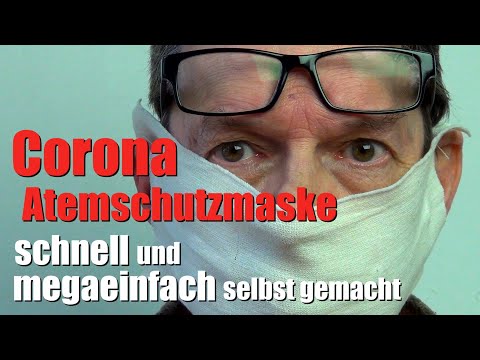 Atemschutzmaske Mundschutz selber