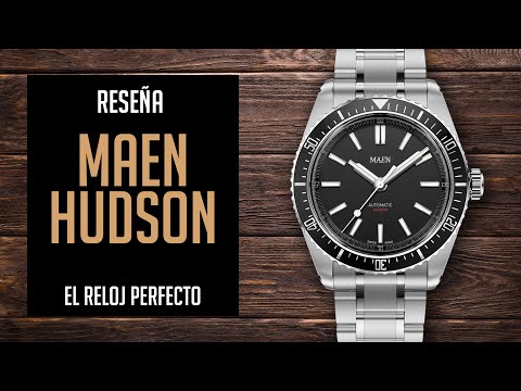 Download Reseña Maen Hudson 38 Automático Suizo Elegante Vintage Diver 200m en Español